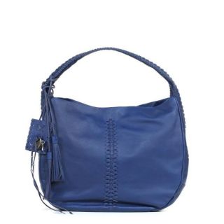 Ralph Lauren Royal Blue Laced Leather Hobo Bag   15867651  