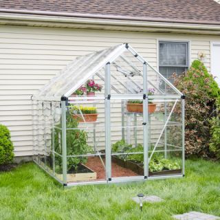 Palram Snap and Grow 6 Ft. W x 8 Ft. D Polycarbonate Greenhouse