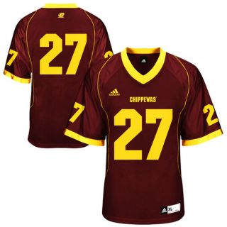 adidas Central Michigan Chippewas #27 Replica Football Jersey