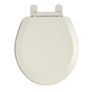 American Standard EverClean Linen Plastic Round Toilet Seat