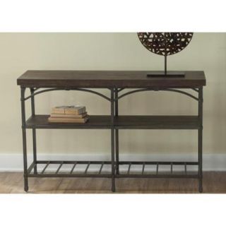 Liberty Franklin Transitional Rustic Brown Sofa Table