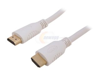Kaybles NMHD 3MM WT 3 ft. White High Speed HDMI Cable with Ethernet, CL2 rating, 24AWG Gold Plated M M   HDMI Cables