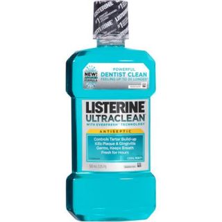 Listerine Ultraclean Antiseptic Cool Mint Mouthwash, 500 ml