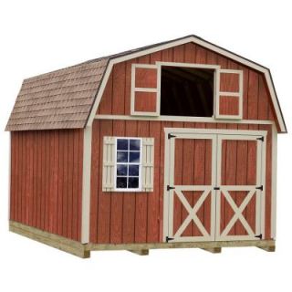 Best Barns Millcreek 12 ft. x 16 ft. Wood Storage Shed Kit with Floor Including 4 x 4 Runners millcreek_1216df