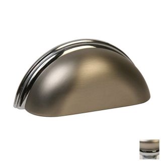 Lew's Hardware 3 in Center to Center Brushed Nickel Metal Bin Pulls Cup Cabinet Pull