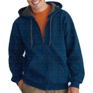 Gildan Big Mens Vintage Full Zip Hooded Sweatshirt, 2XL