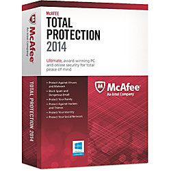 McAfee Total Protection 2014 1 User  Version