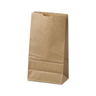 General Brown Kraft 6# Paper Bags, 500 count