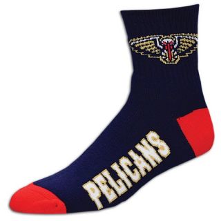 For Bare Feet NBA Logo Quarter Socks   Mens   Basketball   Accessories   New Orleans Pelicans   Navy