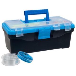 Gone Fishing 52 Piece Tackle Box with Lure and Accessories Set 80 12
