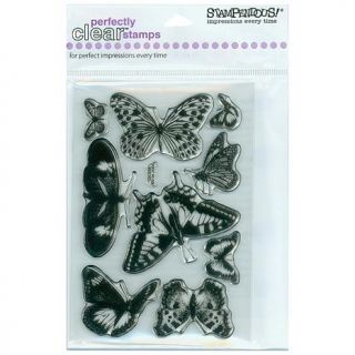 Stampendous Perfectly Clear Stamp Set   Butterflies
