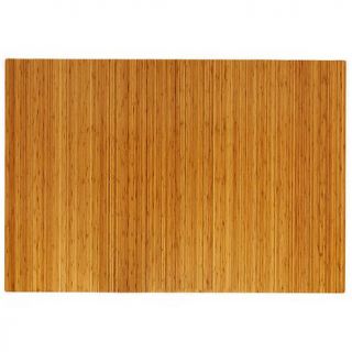 Roll Up Natural Bamboo Chair Mat with No Lip   60" x 48"   7548577