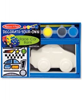 Melissa and Doug Kids Toys, Design Your Own Race Car Bank   Toys