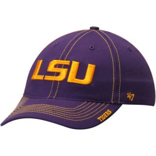 47 Brand LSU Tigers Purple NCAA Sleet Closer Flex Hat