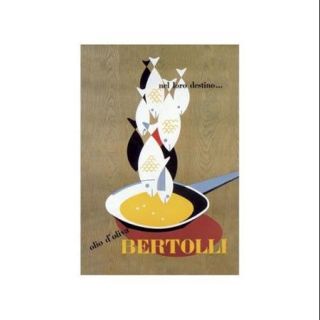 Bertolli Olive Oil Print (Unframed Paper Poster Giclee 20x29)