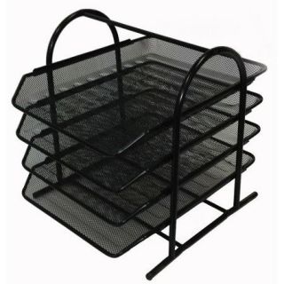 Mesh 4 Tier Letter Tray