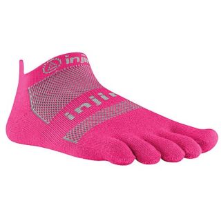 Injinji Original Weight No Show Toe Socks   Running   Accessories   Canyon Pink/Grey