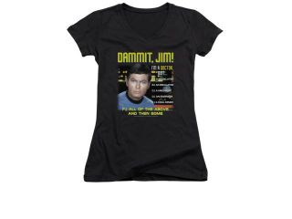 Star Trek All Of The Above Juniors V Neck Shirt