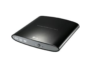 LG USB 2.0 DVD Writer   Black   External Model GP08NU6B