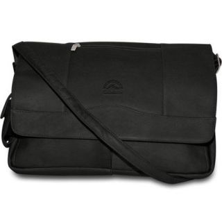 Pangea Black Leather Laptop Messenger Bag   Washington Nationals Washington Nationals PANGBBWASMBB