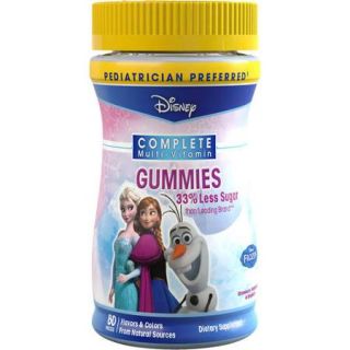 Disney Frozen Complete Multi Vitamin Gluten Free Gummies, 60 count
