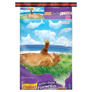 Purina Friskies Surfin & Turfin Favorites Cat Food 16 lb. Bag