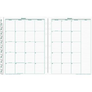 Franklin Covey Original Monarch Monthly Tab Planner