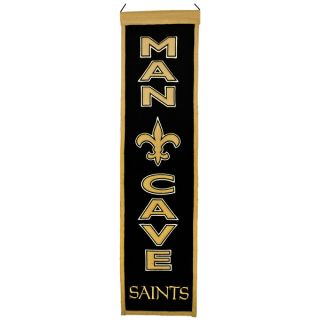 NFL New Orleans Saints Wool Man Cave Embroidered Banner   15831016