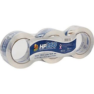 Duck HP260 High Performance Packing Tape, 1.88 x 60 yds, 3 Rolls