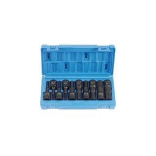 Grey Pneumatic 1398H 10 Piece 1/2 in. Drive SAE Hex Impact Driver Socket Set