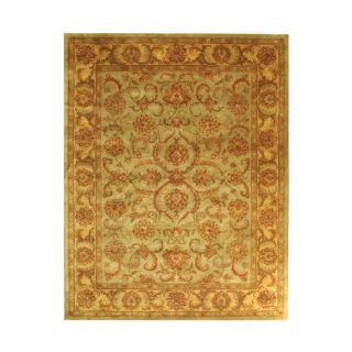 Safavieh Heritage Green and Gold Rectangular Indoor Tufted Area Rug (Common 12 x 18; Actual 144 in W x 216 in L x 1.25 ft Dia)