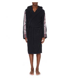 EMPORIO ARMANI   Back to the 90s terry towelling dressing gown