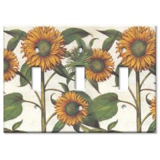 Art Plates Sunflowers 3 Toggle Wall Plate T 140