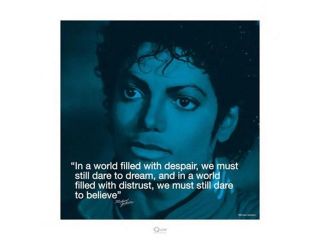 Michael Jackson   Believe   iQuote Poster Print (16 x 16)