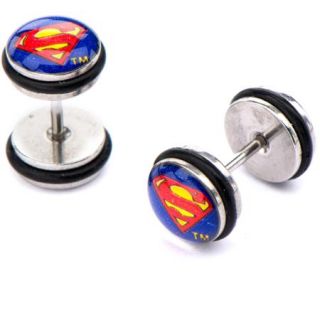 Superman Steel Stud Ear Plugs