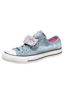 Converse CHUCK TAYLOR ALL STAR HIGH OX DOUBLE TONGUE CANVAS GRAPHIC   Trainers   light blue denim/spring flower