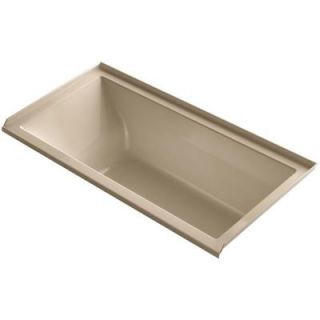 KOHLER Underscore 5 ft. Air Bath Tub with Right Drain in Mexican Sand K 1167 GVR 33