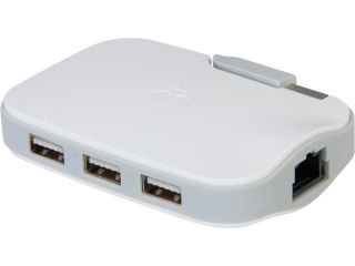DualRole USB 3 Gigabit Ethernet + 3 Port Hub