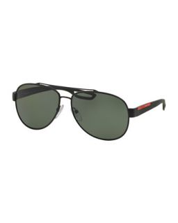 Prada Aviator Sunglasses, Black