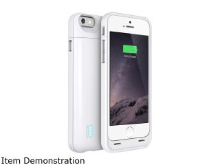 UNU DX 06 3000 WHT iPhone 6 Battery Case ( 4.7 Inches) [Glossy White]   MFI Apple Certified 3000mAh External Protective iPhone 6 Charging