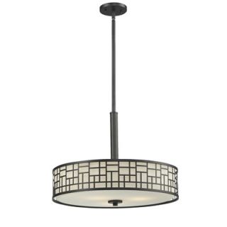 Elea 3 Light Drum Pendant