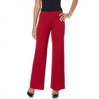 N Natori Ponte Knit Solid Wide Leg Pull On Pant   7824205