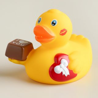 Valentines Day Rubber Duck Bath Toy
