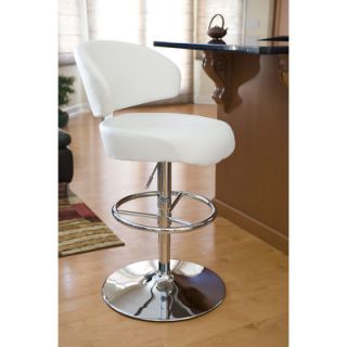 Regent Adjustable Height Swivel Bar Stool with Cushion by LumiSource