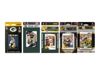 C & I Collectables PACKERS512TS NFL Green Bay Packers 5 Different Licensed Trading Card Team Sets