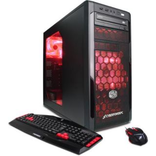 CyberPowerPC Black/Red Gamer Ultra GUA3300W Desktop PC with AMD Vishera FX 6300 Hexa Core Processor, 8GB Memory, 1TB Hard Drive and Windows Home 10 (Monitor Not Included)