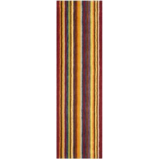 Safavieh Handmade Himalayan Gabeh Stripe Wool Rug (23 x 10