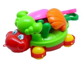 Sunshine Trading BT 399 Wheeled Turtle Sand Toy   6 Piece Set