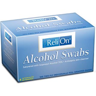 ReliOn Alcohol Swabs, 100ct