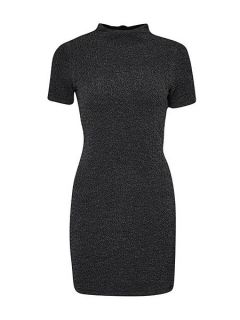 French Connection Fast Ripple Jersey Dress Grey